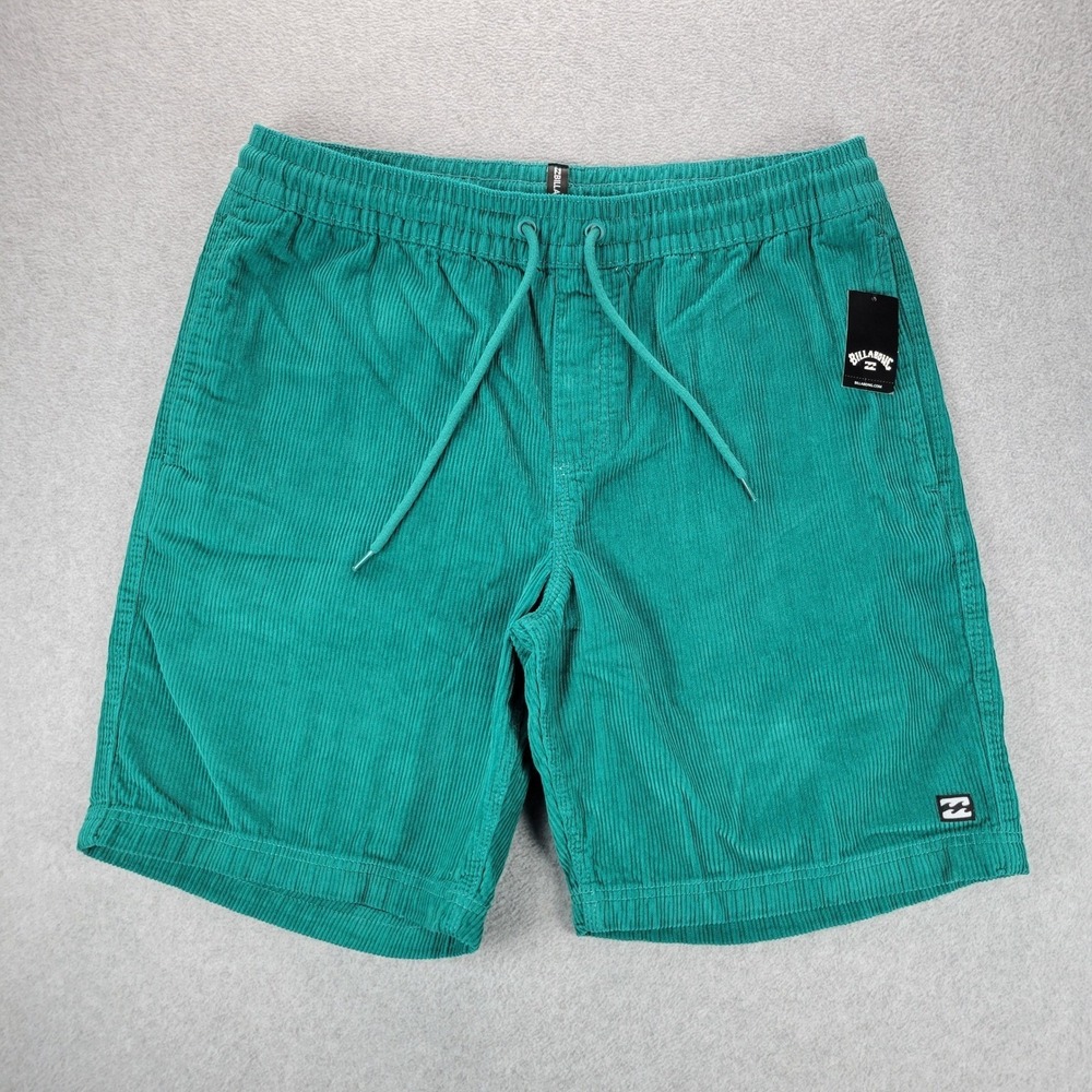 Billabong Teal Corduroy Men's Shorts